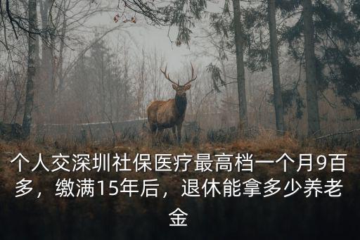 深圳養老保險金一個月能領多少,深圳每月可領多少養老金