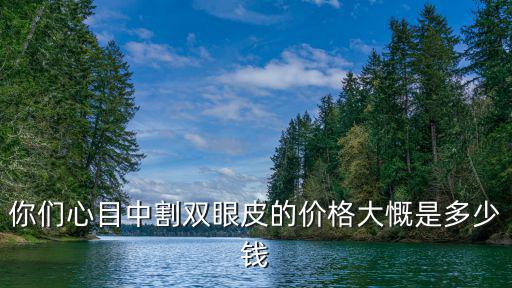 你們心目中割雙眼皮的價(jià)格大慨是多少錢