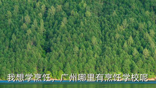 韶關學烹飪哪里好,廣州哪里有烹飪學校呢