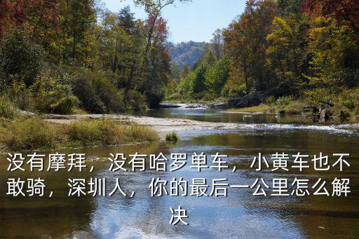 沒有摩拜，沒有哈羅單車，小黃車也不敢騎，深圳人，你的最后一公里怎么解決