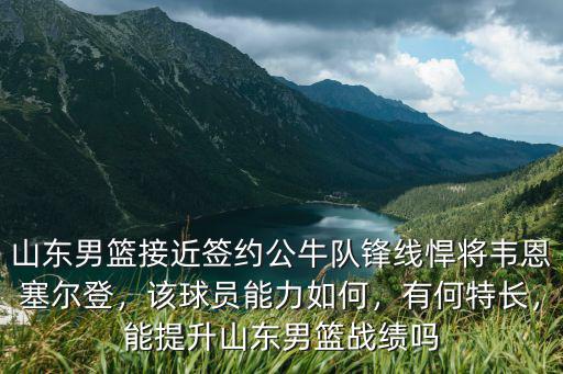 山東男籃接近簽約公牛隊鋒線悍將韋恩塞爾登，該球員能力如何，有何特長，能提升山東男籃戰績嗎