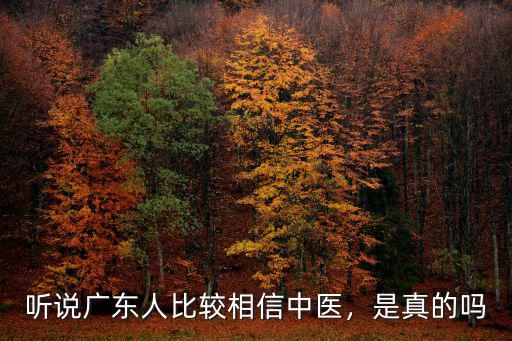 廣東最好中醫在哪里,聽說廣東人比較相信中醫