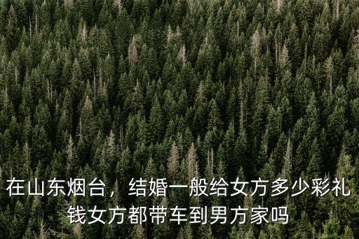 在山東煙臺，結婚一般給女方多少彩禮錢女方都帶車到男方家嗎