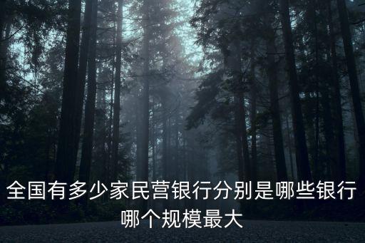 溫州目前有多少家銀行,全國有多少家民營銀行