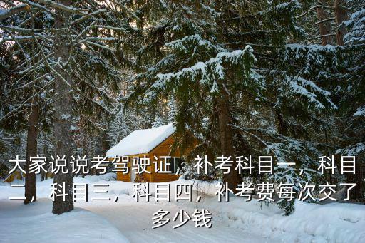 溫州駕駛證科三補(bǔ)考費(fèi)用多少,大家說說考駕駛證