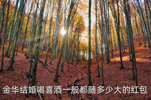 金華結婚喝喜酒一般都隨多少大的紅包