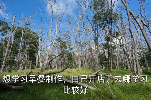 想學(xué)習(xí)早餐制作，自己開店，去哪學(xué)習(xí)比較好