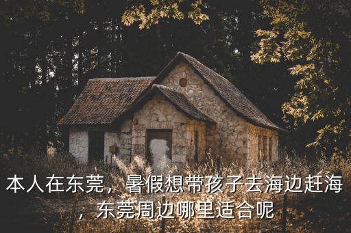 本人在東莞，暑假想帶孩子去海邊趕海，東莞周邊哪里適合呢