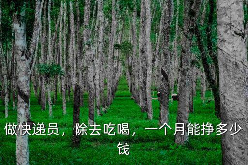 威海順豐快遞員能掙多少錢,順豐快遞員一個(gè)月能掙多少錢