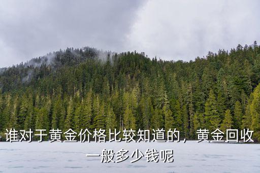 濱州黃金回收多少錢,黃金回收一般多少錢呢