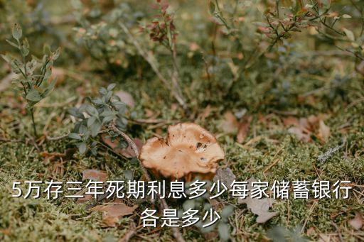 金華銀行三年期多少,5萬存三年死期利息多少