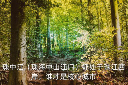 珠海城市中心區(qū)是哪里,誰才是核心城市