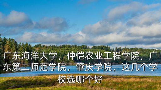 上廣東海洋大學(xué)要多少分,廣東第二師范學(xué)院
