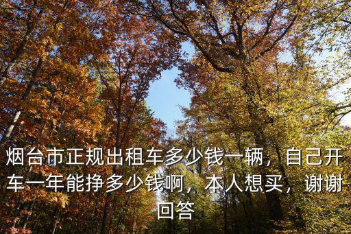 煙臺(tái)跑出租車多少錢,煙臺(tái)市正規(guī)出租車多少錢一輛