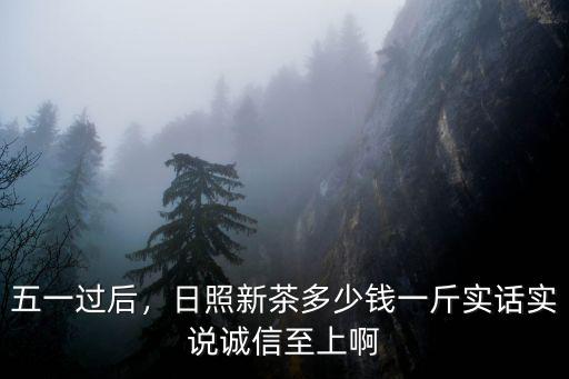 日照綠茶最貴多少錢一斤,日照新茶多少錢一斤