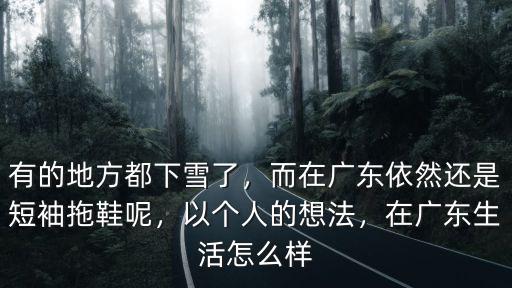 廣東粵西整體生活怎么樣,廣東省氣候怎么樣