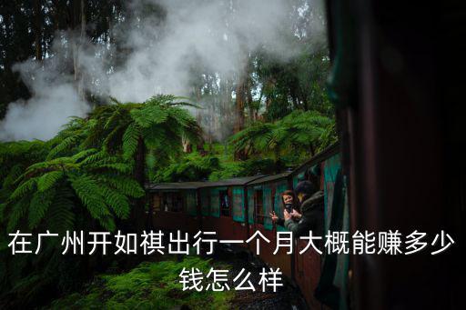 在廣州開如祺出行一個月大概能賺多少錢怎么樣