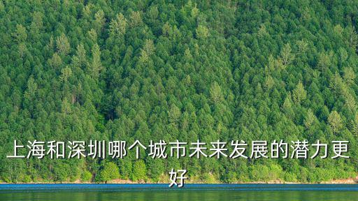 上海和深圳哪個城市未來發展的潛力更好