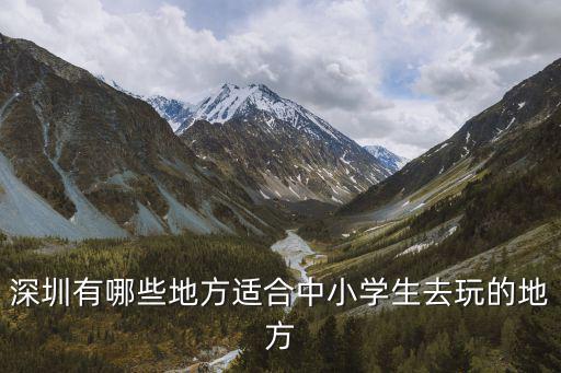 深圳有哪些地方適合中小學生去玩的地方