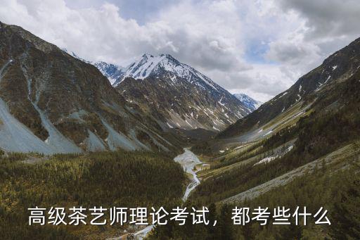 浙江高級茶藝師理論考多少題,高級茶藝師理論考試
