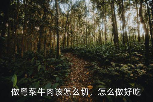 做粵菜牛肉該怎么切，怎么做好吃