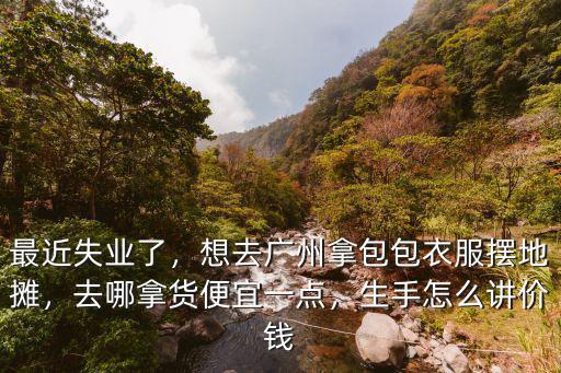 廣州做網(wǎng)店賣包包哪里拿貨,想去廣州拿包包衣服擺地攤