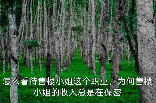 浙江售樓小姐可以賺多少,售樓小姐賣一套房子賺多少錢