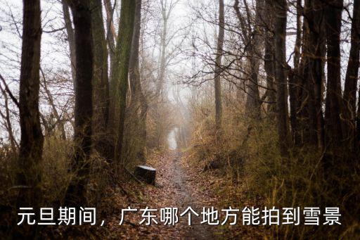 元旦期間，廣東哪個地方能拍到雪景