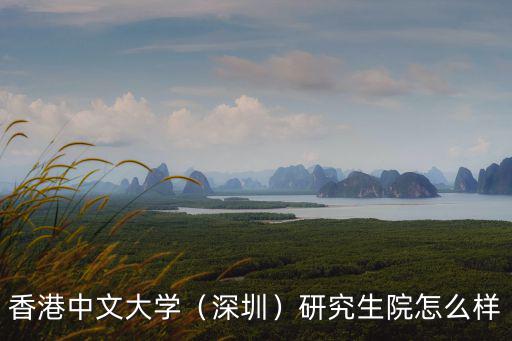 香港中文大學(xué)（深圳）研究生院怎么樣