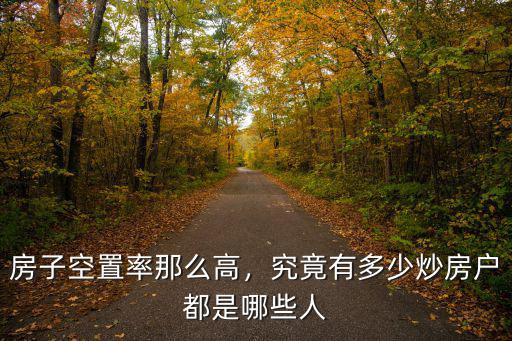 房子空置率那么高，究竟有多少炒房戶都是哪些人