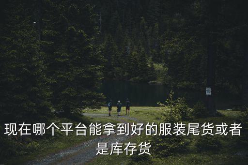 現在哪個平臺能拿到好的服裝尾貨或者是庫存貨