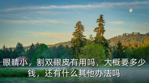 棗莊割雙眼皮一般多少錢,雙眼皮加開眼角要多少錢
