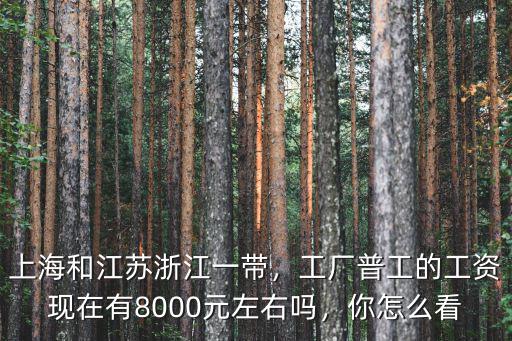 浙江廠里工資多少2017,浙江或江蘇工廠