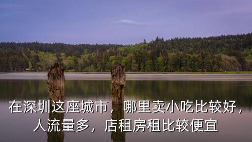 深圳哪里人流量較多,在深圳這座城市