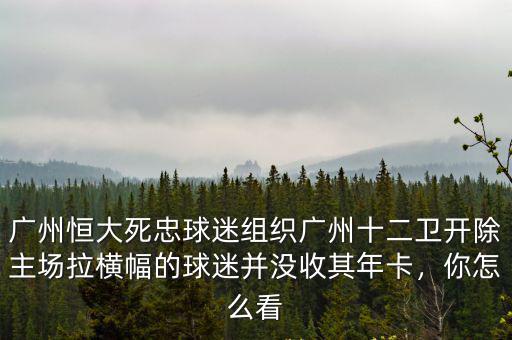 廣州恒大球迷怎么加入,球迷們還會支持恒大嗎