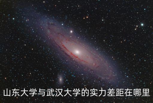 山東大學(xué)與武漢大學(xué)的實(shí)力差距在哪里