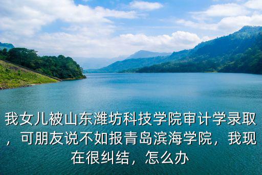 我女兒被山東濰坊科技學院審計學錄取，可朋友說不如報青島濱海學院，我現在很糾結，怎么辦