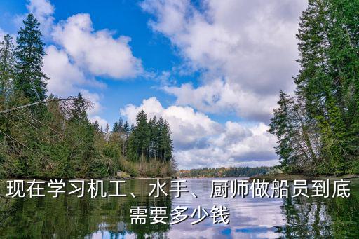 寧波海員廚師培訓得多少錢,廚師做船員到底需要多少錢
