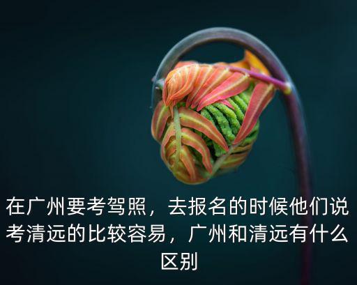 廣州天河考駕照哪里考,在廣州要考駕照