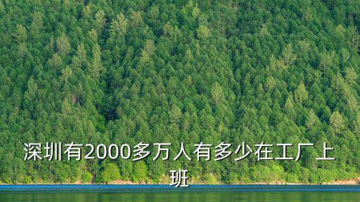 深圳工廠老板有多少人,有多少人這條道路上徘徊