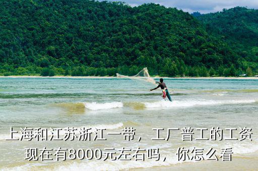 上海和江蘇浙江一帶，工廠普工的工資現(xiàn)在有8000元左右嗎，你怎么看
