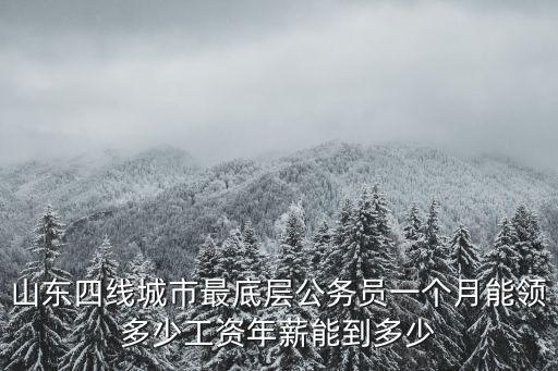 煙臺正科級工資多少,正科級領導的工資收入有多少