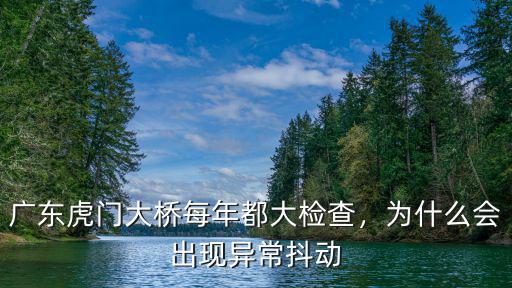 廣東虎門大橋每年都大檢查，為什么會出現異常抖動
