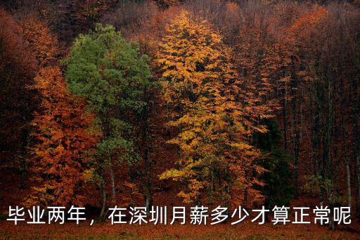 深圳平均工資多少算正常,深圳真實的平均工資是多少