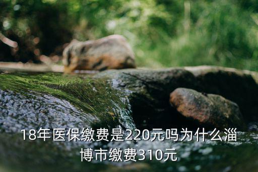 淄博市2017年醫(yī)保是多少,18年醫(yī)保繳費(fèi)是220元嗎