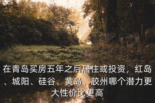 在青島買(mǎi)房五年之后居住或投資，紅島、城陽(yáng)、硅谷、黃島、膠州哪個(gè)潛力更大性?xún)r(jià)比更高