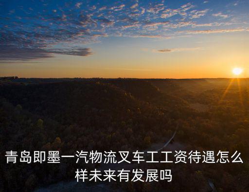 青島即墨一汽物流叉車工工資待遇怎么樣未來有發展嗎