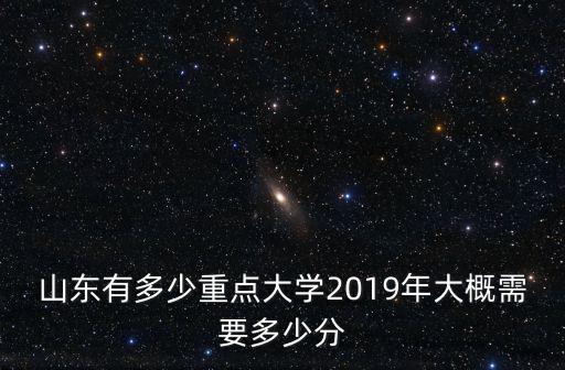 山東大學2019多少分,山東有多少重點大學