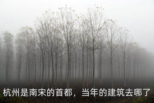 南宋遷都到杭州帶去了多少人,杭州是南宋的首都