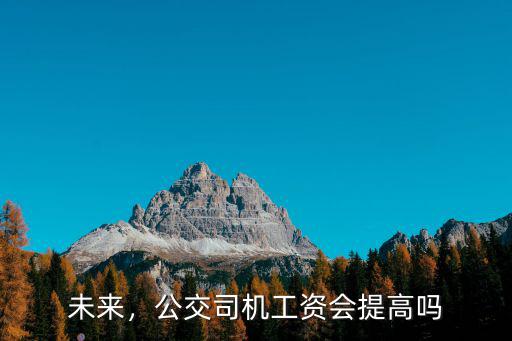 未來，公交司機工資會提高嗎